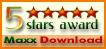 maxxdownload.com: 5 Stars award